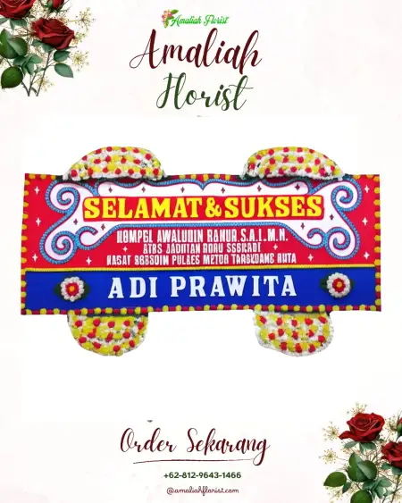Papan Bunga Ucapan Selamat Battang